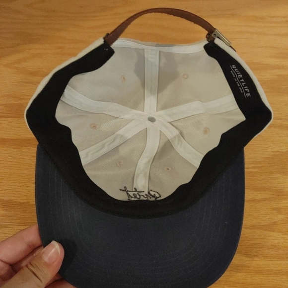 Quiet Life Hat in Stone/Navy - Picture 6 of 6